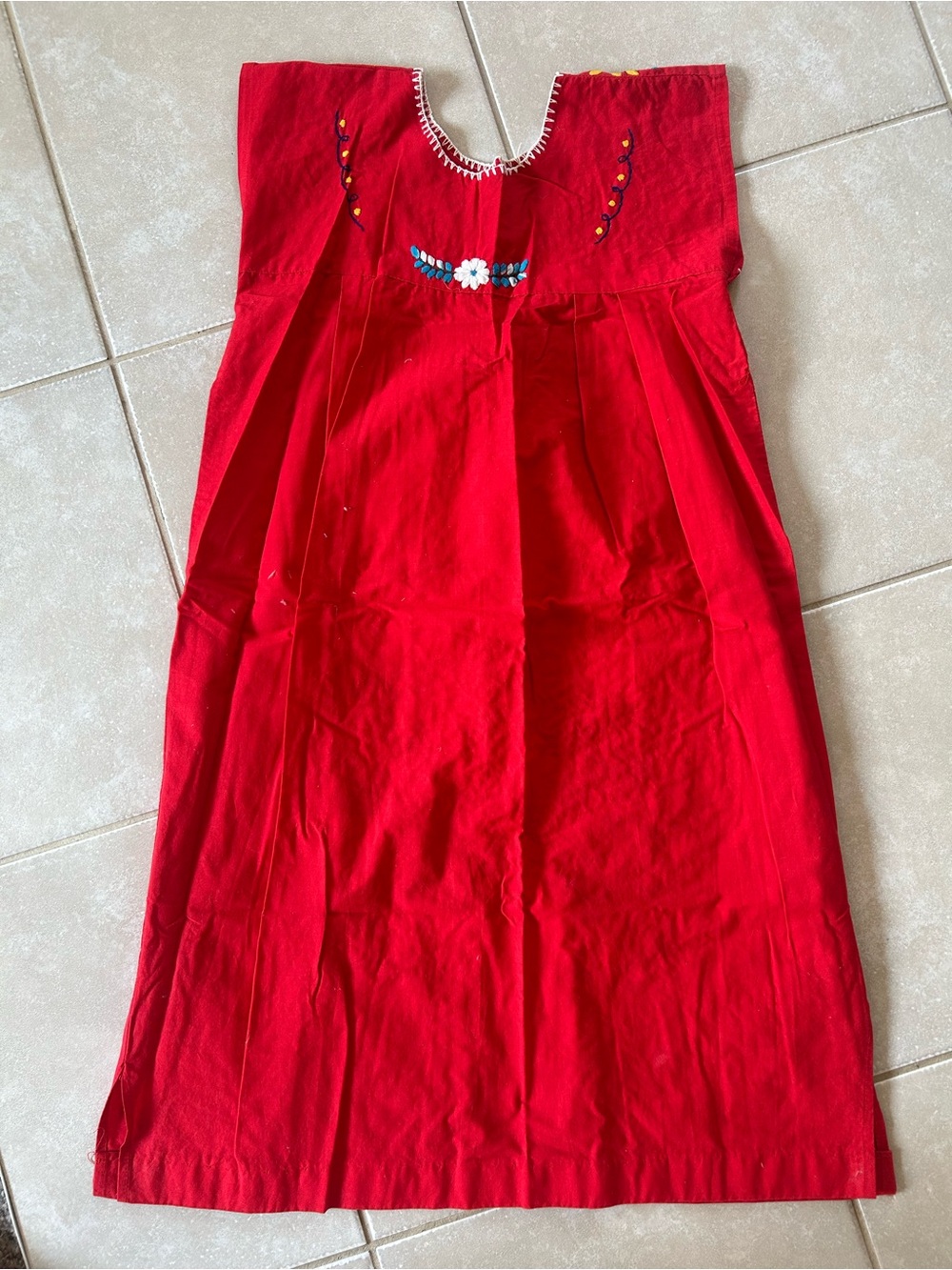 Embroidered Floral Dress - Picture 4 of 5